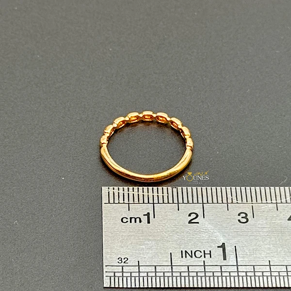 انگشتر مینیمال گوی ریز طلا